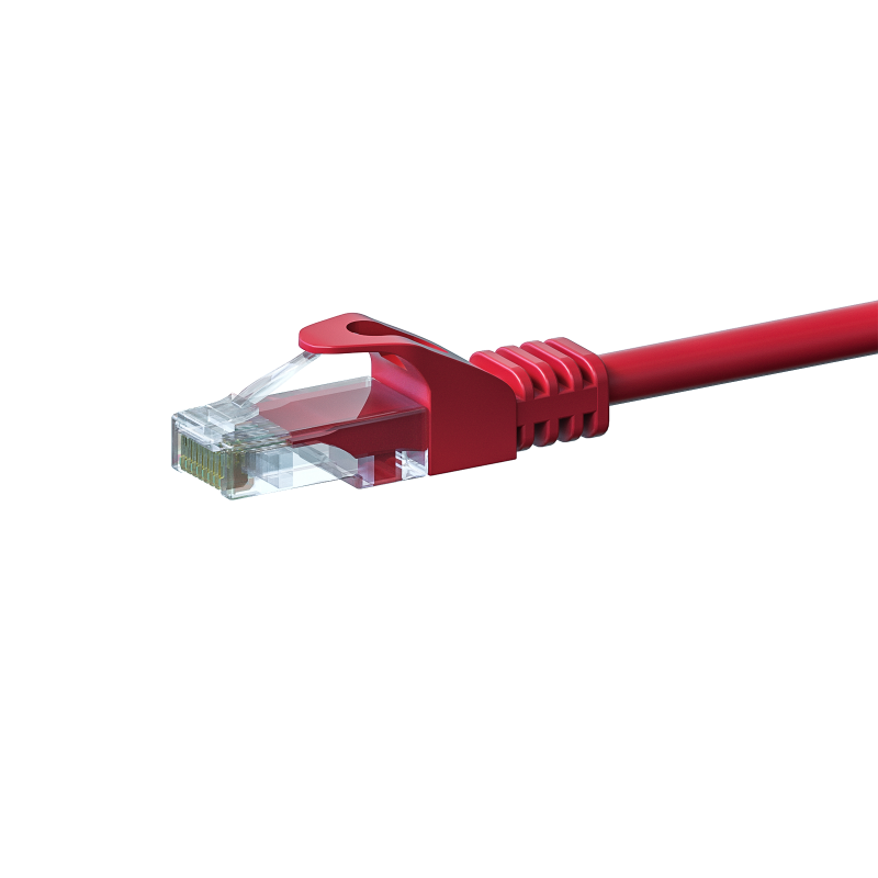 UTP CAT5e patchkabel 1,50m rood - 100% koper