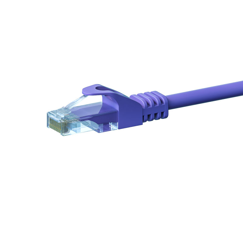 UTP CAT5e patchkabel 1,50m paars - 100% koper