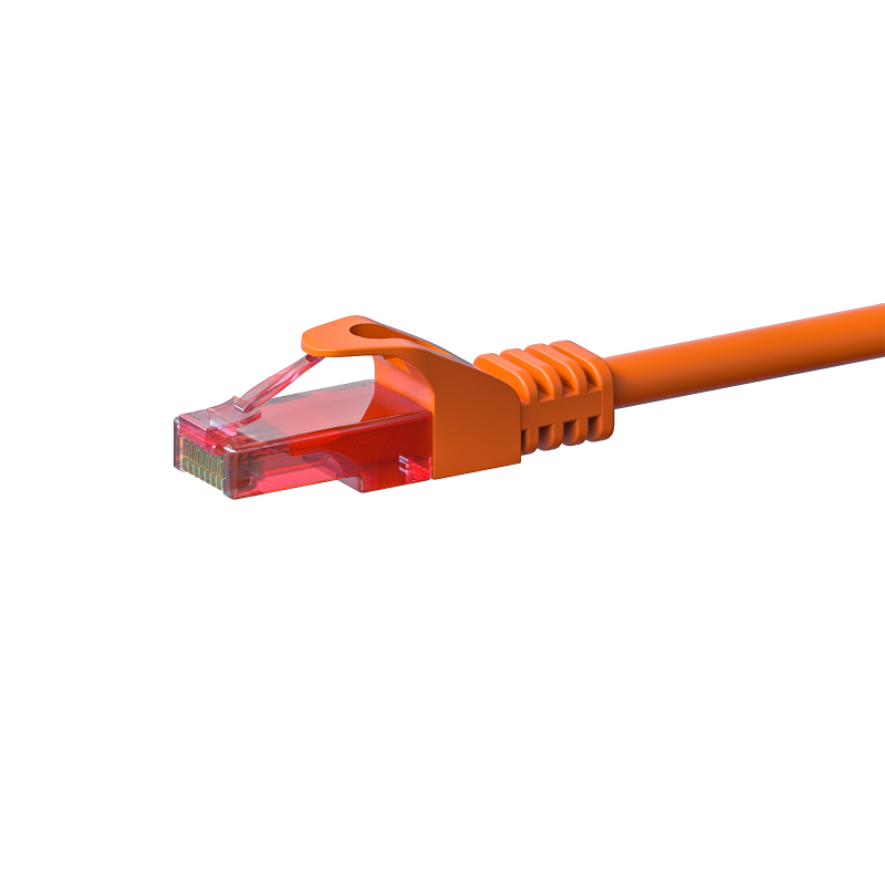 UTP CAT6 patchkabel 2m oranje - 100% koper