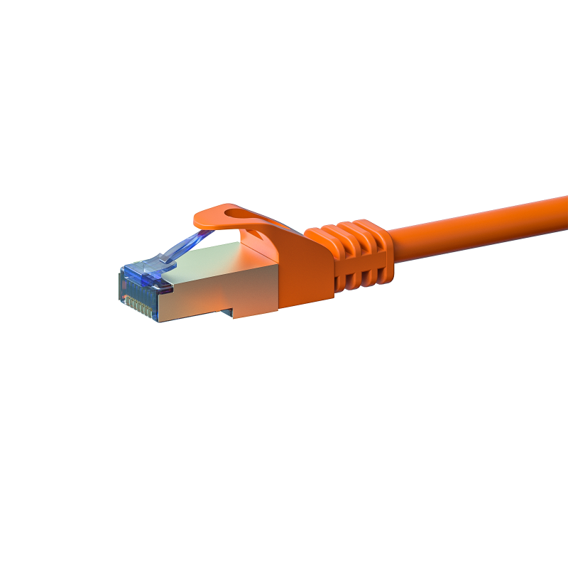 CAT6a S/FTP (PIMF) patchkabel 1,50m oranje