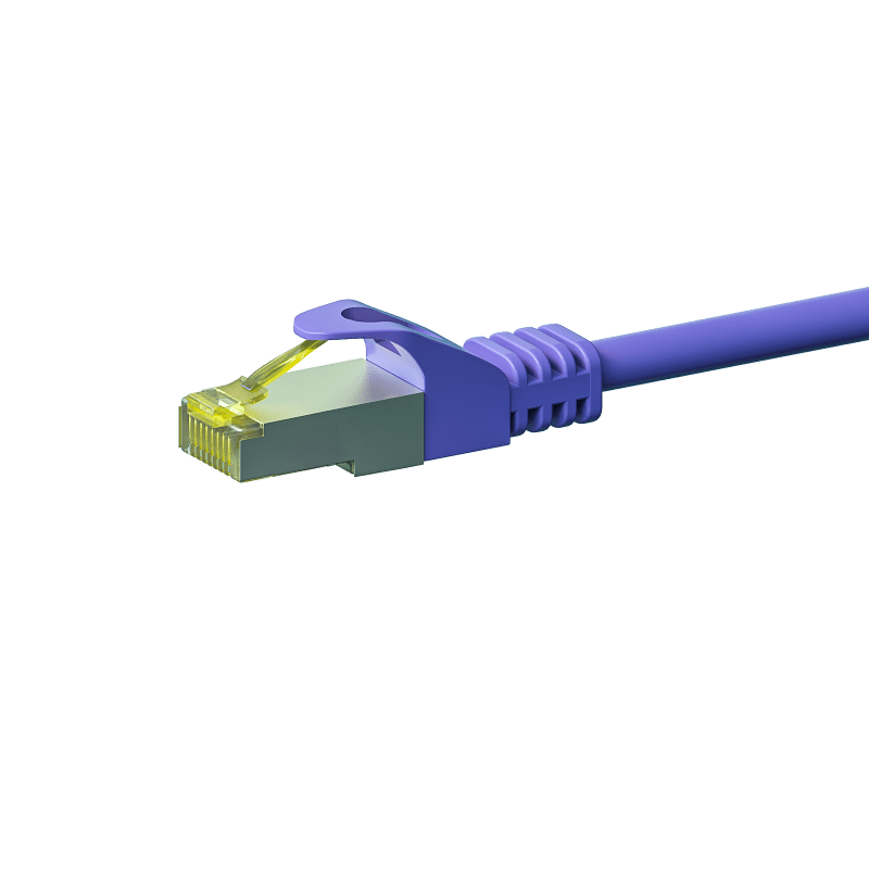 Cat7 S/FTP (PIMF) patchkabel 7,50m paars