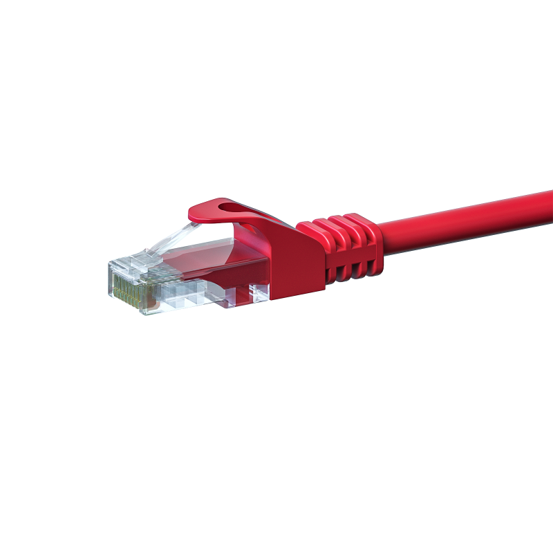 CAT5e UTP patchkabel 3m rood  - CCA