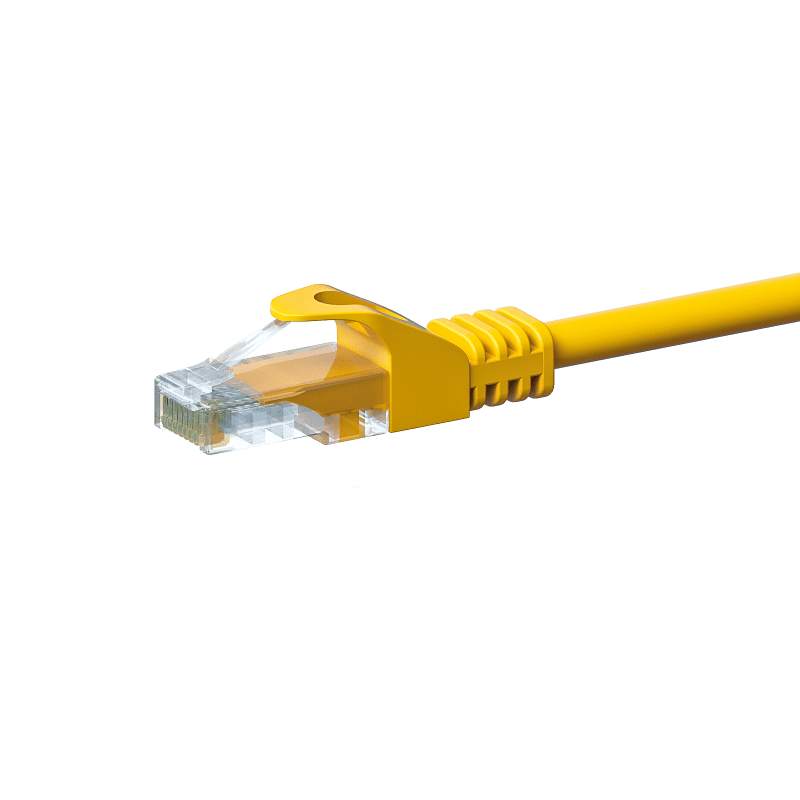 CAT5e UTP patchkabel 2m geel  - CCA