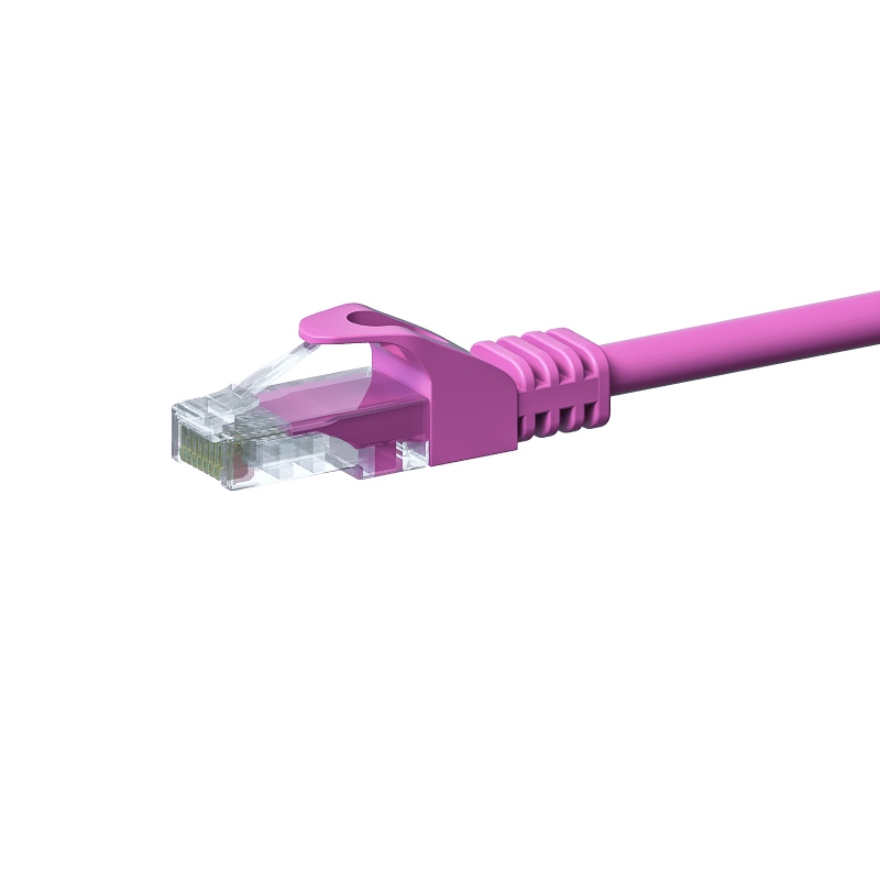 CAT5e UTP patchkabel 3m roze  - CCA