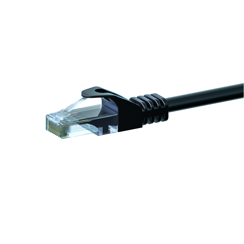 CAT6 UTP patchkabel 7,50m zwart - CCA