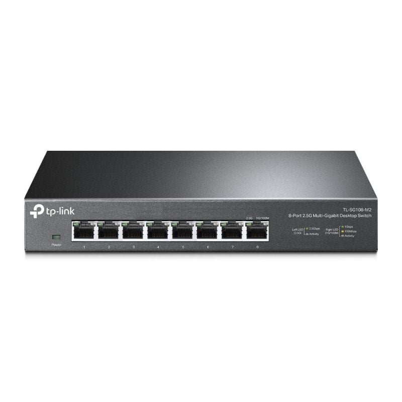 TP-Link 8-Poorts SG108 Multi-Gigabit unmanaged switch