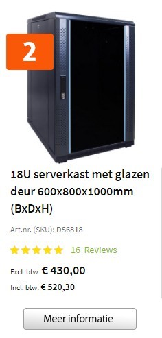 Vaak gesproken jogger Verbinding Server rack kopen?